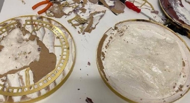 Gümrük kapısında yakalandı: Duvar saatlerinin içinde 3,5 kilo metamfetamin