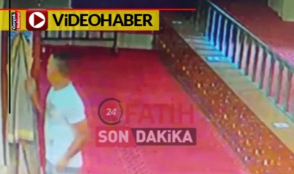 Hırsız önce imamın cüppesini aldı, sonra vatandaşın cep telefonunu çaldı
