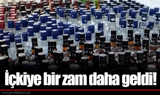 İçkiye bir zam daha geldi!
