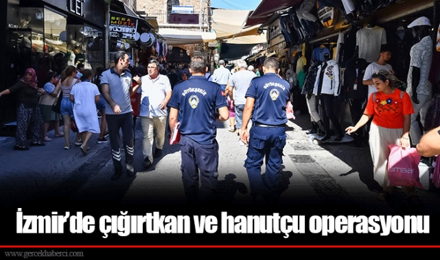 İzmir’de çığırtkan ve hanutçu operasyonu