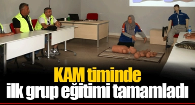 KAM timinde ilk grup eğitimi tamamladı
