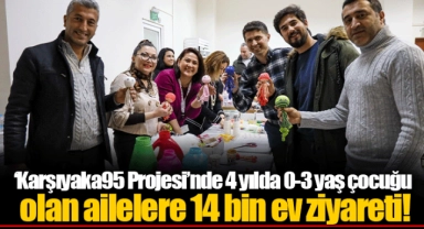 ‘Karşıyaka95 Projesi’nde 4 yılda 0-3 yaş çocuğu olan ailelere 14 bin ev ziyareti!