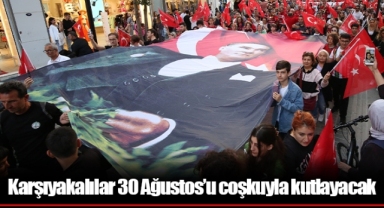 Karşıyakalılar 30 Ağustos’u coşkuyla kutlayacak