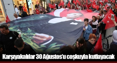 Karşıyakalılar 30 Ağustos’u coşkuyla kutlayacak