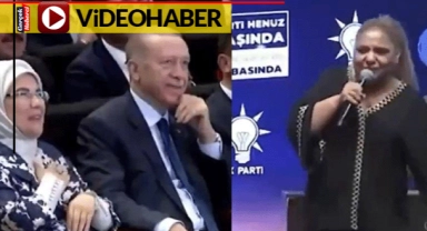Kibariye, sahneden Erdoğan çiftine seslendi: Götürdük malları valla