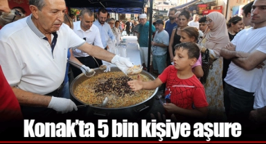 Konak’ta 5 bin kişiye aşure