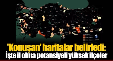 'Konuşan' haritalar belirledi: İşte il olma potansiyeli yüksek ilçeler
