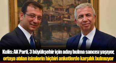Kulis: AK Parti, 3 büyükşehir için aday bulma sancısı yaşıyor, ortaya atılan isimlerin hiçbiri anketlerde karşılık bulmuyor