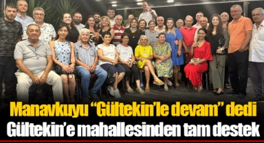 Manavkuyu “Gültekin’le devam” dedi
