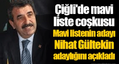 Mavi listenin adayı Nihat Gültekin adaylığını açıkladı