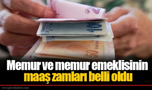 Memur ve memur emeklisinin maaş zamları belli oldu
