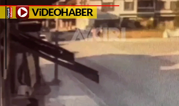Motor sürücüsünü böyle hayattan kopardı