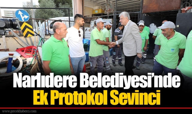 Narlıdere Belediyesi’nde Ek Protokol Sevinci