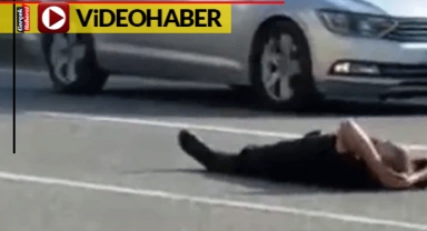 Nedeni anlaşılamadı: Yolun ortasına uzandıktan sonra kaçtı