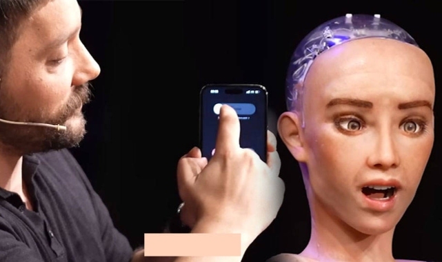 Oğuzhan Uğur ve Robot Sophia arasındaki diyalog sosyal medyada gündem oldu: ‘Ürkütücü…’