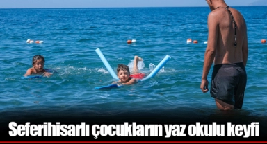 Seferihisarlı çocukların yaz okulu keyfi
