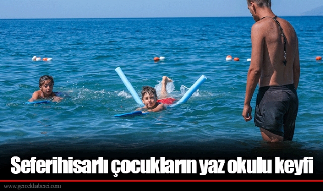 Seferihisarlı çocukların yaz okulu keyfi