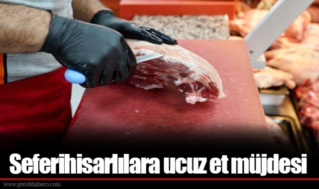 Seferihisarlılara ucuz et müjdesi