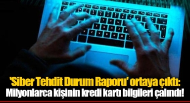 'Siber Tehdit Durum Raporu' ortaya çıktı: Milyonlarca kişinin kredi kartı bilgileri çalındı!