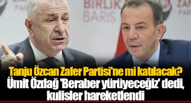 Tanju Özcan Zafer Partisi'ne mi katılacak? Ümit Özdağ 'Beraber yürüyeceğiz' dedi, kulisler hareketlendi
