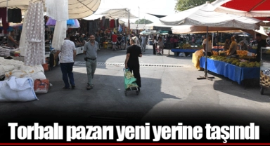 Torbalı pazarı yeni yerine taşındı