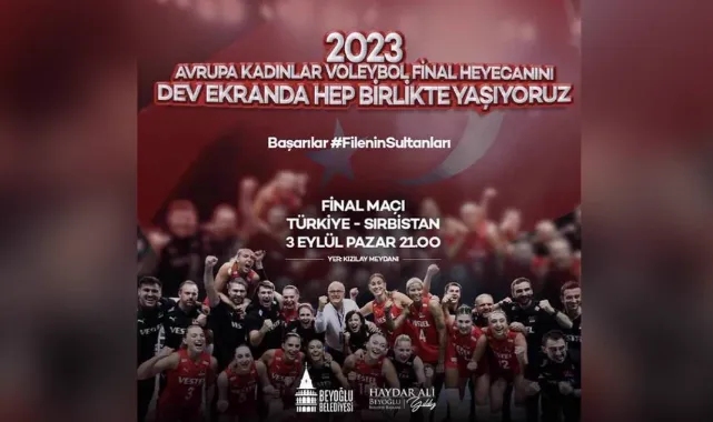 AK Partili Beyoğlu Belediyesi, millî takım afişinde Ebrar ve Hande'ye yer vermedi; tepkiler üzerine yeni fotoğrafı paylaştı!