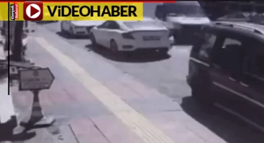 Akıl almaz kaza... Babasının aracıyla aşırı hız yaptı, anne ve çocuğuna çarptı