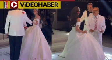 Akrabaları hesaba katmayan çift ilk dansını böyle yaptı