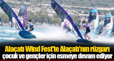Alaçatı Wind Fest'te Alaçatı’nın rüzgarı çocuk ve gençler için esmeye devam ediyor 