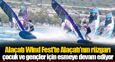Alaçatı Wind Fest'te Alaçatı’nın rüzgarı çocuk ve gençler için esmeye devam ediyor 