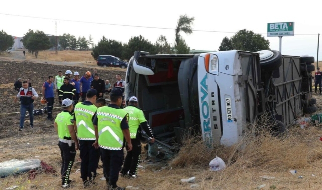 Amasya’da otobüs kazası: 6 kişi öldü, 33 kişi yaralandı