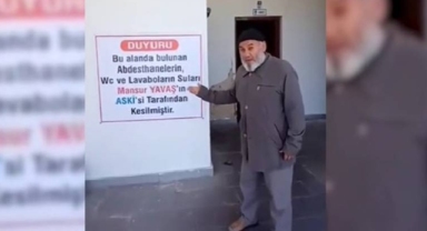Ankara Büyükşehir Belediyesi'nin türbenin suyunu kestiği iddia edilmişti; kaçak hat çekmişler
