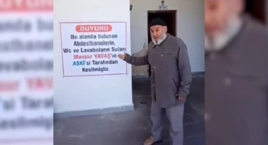 Ankara Büyükşehir Belediyesi'nin türbenin suyunu kestiği iddia edilmişti; kaçak hat çekmişler
