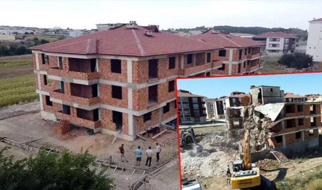 Bakanlık ruhsatlı firmanın 'uygunluk' raporu verdiği beton 'kullanılamaz' çıktı: Binalar yıkıldı