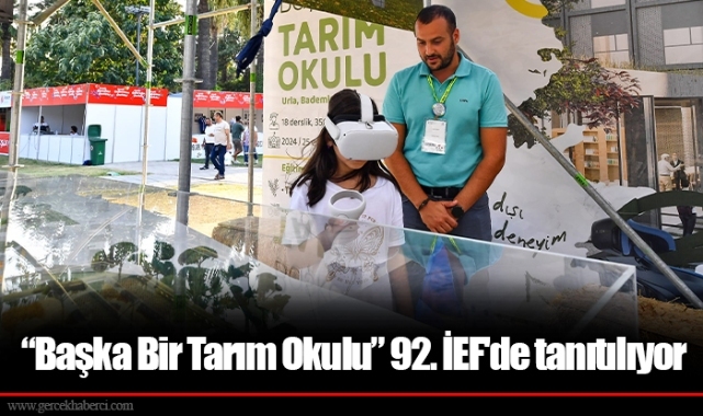 “Başka Bir Tarım Okulu” 92. İEF'de tanıtılıyor