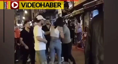 Bir kadın, erkek arkadaşını dinlene dinlene dövdü...
