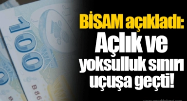 BİSAM açıkladı: Açlık ve yoksulluk sınırı uçuşa geçti!