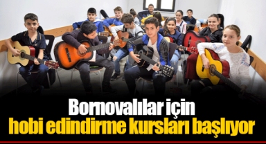 Bornovalılar için hobi edindirme kursları başlıyor