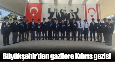Büyükşehir’den gazilere Kıbrıs gezisi
