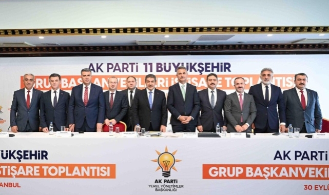 CHP'li 11 büyükşehir belediyesinin AK Parti grup başkanvekilleri İstanbul'da toplandı