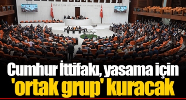 Cumhur İttifakı, yasama için 'ortak grup' kuracak