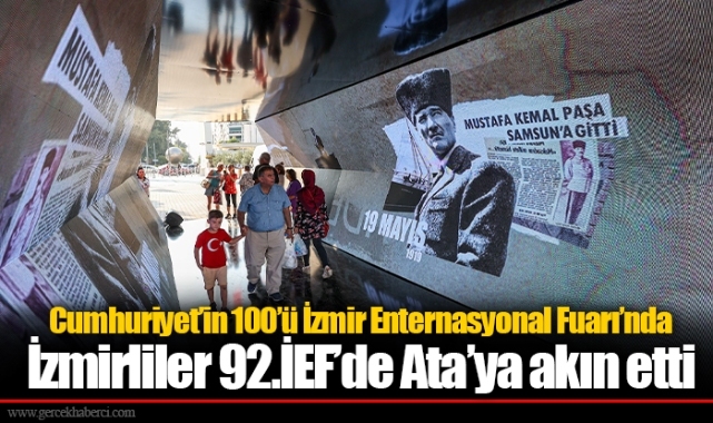 Cumhuriyet’in 100’ü İzmir Enternasyonal Fuarı’nda