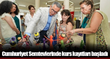 Cumhuriyet Semtevlerinde kurs kayıtları başladı