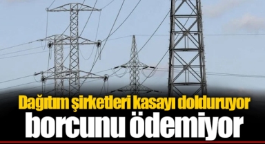Dağıtım şirketleri kasayı dolduruyor borcunu ödemiyor