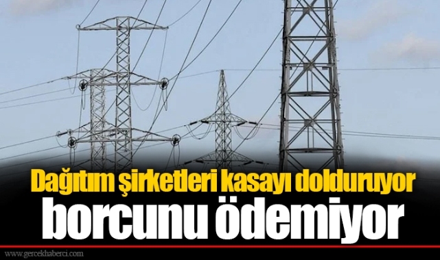 Dağıtım şirketleri kasayı dolduruyor borcunu ödemiyor