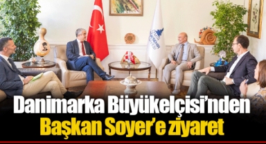 Danimarka Büyükelçisi’nden Başkan Soyer’e ziyaret