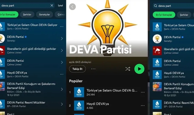DEVA kapağında AK Parti logosu