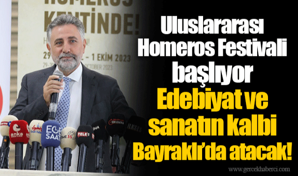 Edebiyat ve sanatın kalbi Bayraklı'da atacak!