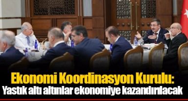 Ekonomi Koordinasyon Kurulu: Yastık altı altınlar ekonomiye kazandırılacak