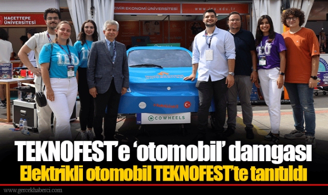 Elektrikli otomobil TEKNOFEST’te tanıtıldı